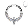 Piercing Orecchio a Cerchio Rombo