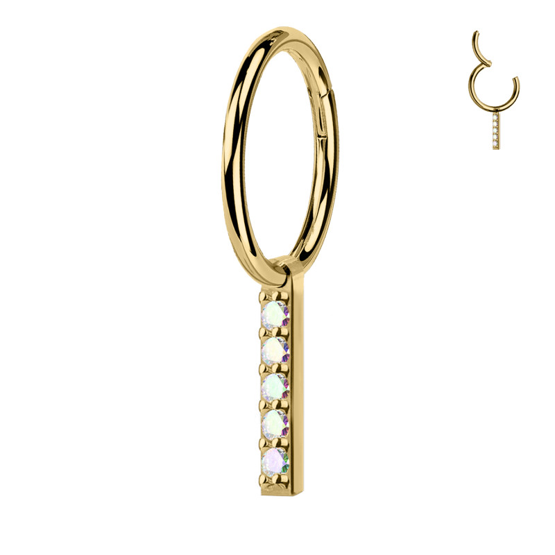 Cerchio Clicker con Ciondolo Cristallo, Helix