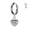 Cerchio Clicker con Cuore Pendente