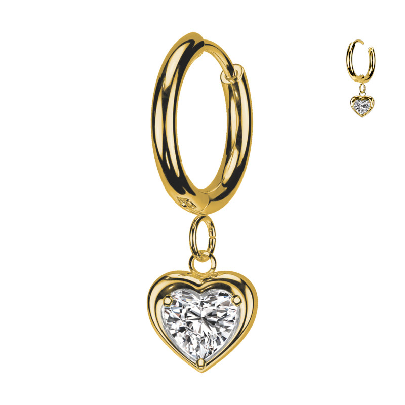 Cerchio Clicker con Cuore Pendente