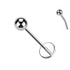 Labret Basic in Titanio- Push In