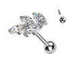 Piercing Labret con Cristallo Marquise