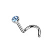 Stud Naso Nostril Sfera in Titanio, Naso Stud