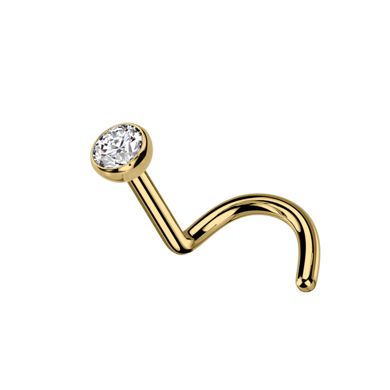 Stud Naso Nostril Sfera in Titanio, Naso Stud