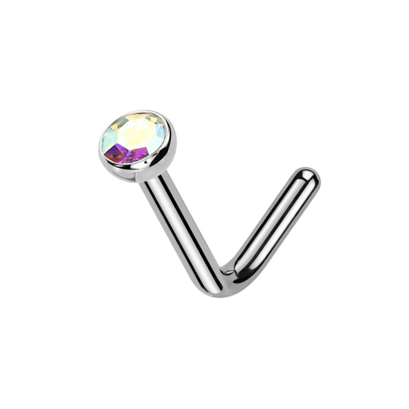 Stud Naso Nostril Sfera in Titanio, Naso Stud