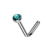 Stud Naso Nostril Sfera in Titanio, Naso Stud