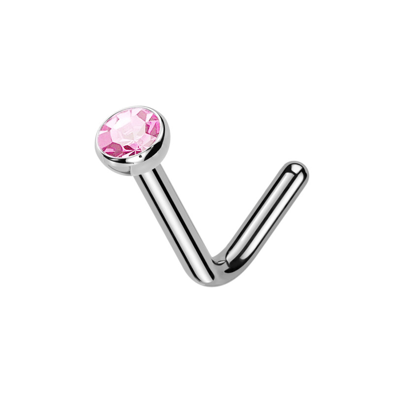 Stud Naso Nostril Sfera in Titanio, Naso Stud