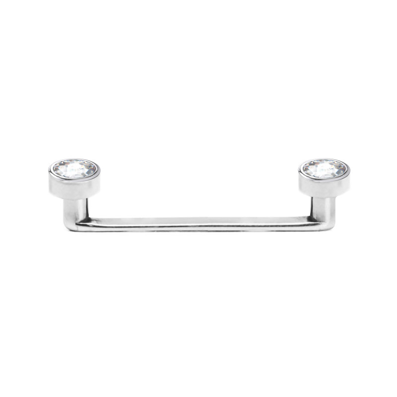 Surface Barbell Sterile con cristalli in Titanio, Dermal