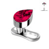 Dermal Anchor Crystal with drop shape, Dermal