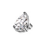 Dermal Top with Drop-Shaped Crystal