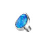 Dermal Top con Opale forma goccia
