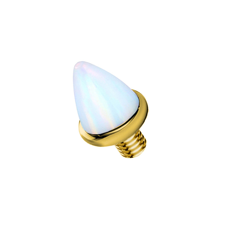 Dermal Top in Titanio con Opale
