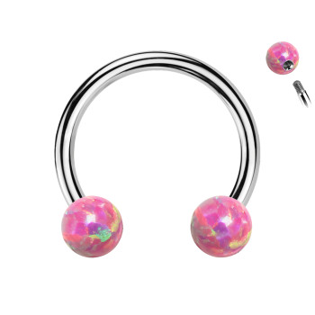 Ferro di cavallo con Opale