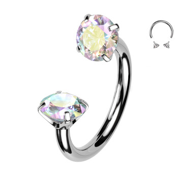 Ferro di cavallo con Zirconi