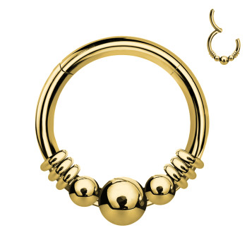 Basic Earring with Rings and Balls