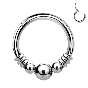 Basic Earring with Rings and Balls