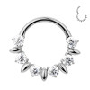 Piercing Cerchio Clicker con Cristalli