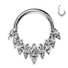 Piercing Cerchio Clicker con Cristalli
