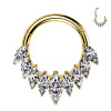 Piercing Cerchio Clicker con Cristalli