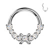 Piercing Cerchio Clicker con Cristalli