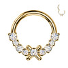 Piercing Cerchio Clicker con Cristalli