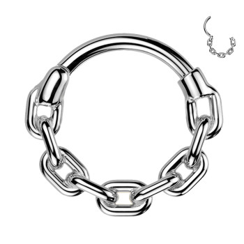 Piercing Cerchio Clicker a Forma di Catena