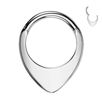 Piercing Cerchio Clicker a Forma di Goccia