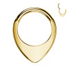 Piercing Cerchio Clicker a Forma di Goccia