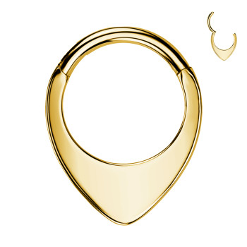 Piercing Cerchio Clicker a Forma di Goccia