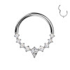Piercing Cerchio Clicker con Cristalli