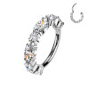 Piercing Cerchio Clicker con Cristalli