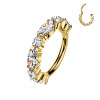 Piercing Cerchio Clicker con Cristalli