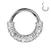 Fan-Shaped Ice Crystal Hoop Piercing