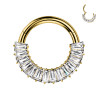Fan-Shaped Ice Crystal Hoop Piercing