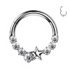 Piercing Cerchio Clicker con Cristalli