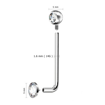 Christina Piercing in Titanio