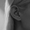 Cerchio Septum Clicker con Cristalli in Titanio, Helix